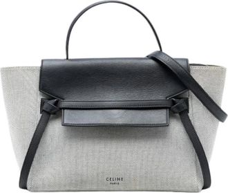 Celine Pre-owned Vintage Satchel - Dames - Vintage Handtas - Grijs - ONE Size - Leer - Vintage