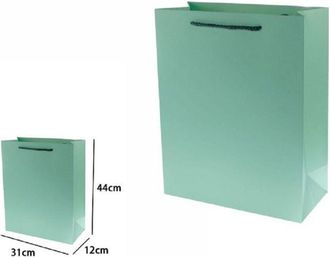 OEM Sac Cadeau Enveloppe - 44x31x12 Cm - Verde - Con Asa De Cordel - Lote De 3