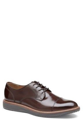 Johnston & Murphy Upton Cap Toe Derby in Mahogany Full Grain at Nordstrom Rack, Size 8.5