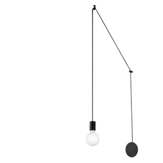 Luce-Ambiente-Design Habitat Ceiling Light With Adjustable Black Cable Single Light Point