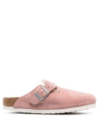 Birkenstock Slippers met gespsluiting - Roze