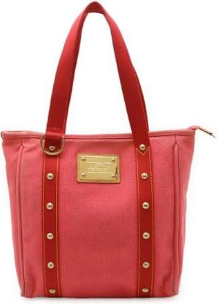 Louis Vuitton Tweedehands Canvas Louis Vuitton tassen - Dames - Vintage Shopper - Roze - ONE Size - Vintage