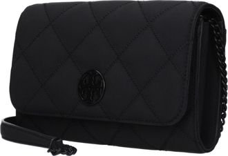 Tory Burch Quilted Leather Clutch - Black