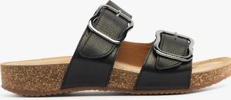 Josef Seibel Womens Josef Seibel TONGA 64 Womens Buckle Sandals Black - Size: 6