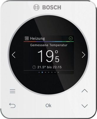 Bosch Regulador Dependiente De La Temperatura Ambiente Cr 120 116x95x21, Para 1 Circuito De Calefacci&oacute;n, Pantalla De 2,4, 7738112950