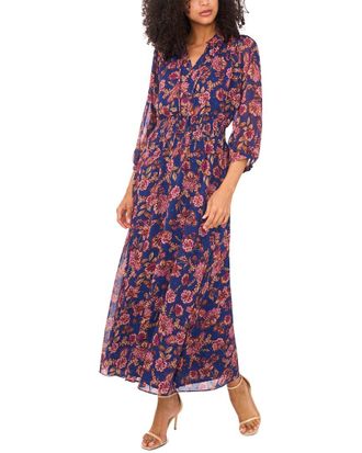 Vince Camuto Tie Neck Maxi Dress