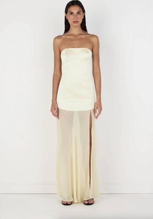 Hansen & Gretel Cara Flowy Dress In Butter