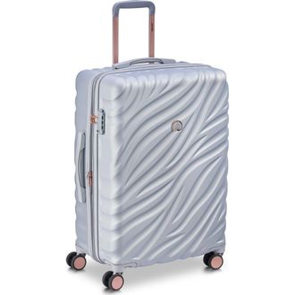 DELSEY Paris Delsey Alexis Lightweight Luggage Checked Medium in Platinum/rose Gold at Nordstrom