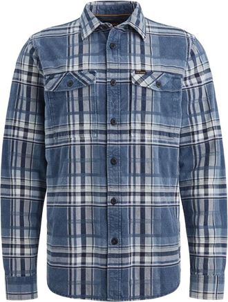 PME Legend Overhemden, Heren, Blauw, 2Xl, Hemd