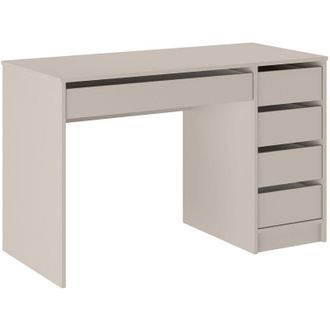 Vente-Unique Scrivania con 5 cassetti Beige - JENEMI