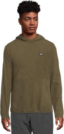 Mountain Hardwear Microchilltm Hoody Mens Sweatshirt Combat Green Heather : 2XL, Polyester