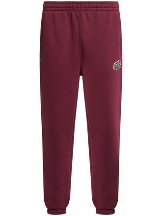 Lacoste Pantaloni sportivi con applicazione - Rosso