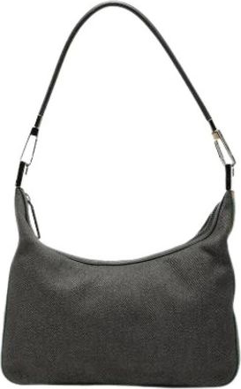 Gucci Pre-owned Shoulder Bags, female, Black, Size: ONE SIZE Pre-owned Denim Shoulder Bag