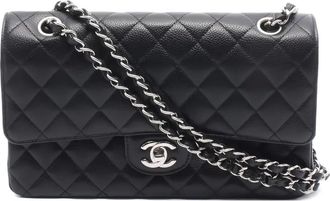 Chanel Borsa a spalla Double Flap con catena 2015-2016 - Nero