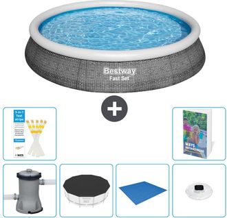 Bestway Piscina Bestway Fast Set Redonda - 396x84 Cm - 7-piezas S248