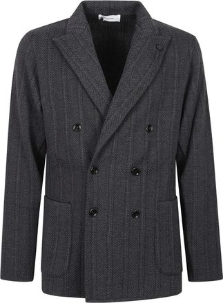 Lardini Blazer - Heren - Blazers - Zwart - XL - Jassen