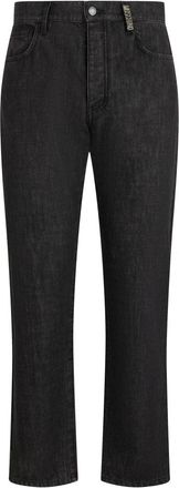 Moschino Rechte Broek - Heren - Regular Fit Jeans - Zwart - M - Katoen - Jeans
