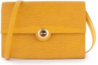 Louis Vuitton Pre-owned Cross Body Bags, female, Yellow, Size: ONE SIZE Pre-owned Leather Cross Body Bag