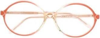 Saint Laurent Pre-owned Acetate sunglasses - Dames - Vintage Accessoires - Oranje - ONE Size - Vintage