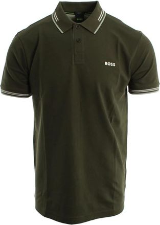 HUGO BOSS Paul Polo - Heren - Polos - Groen - S - Katoen - Tops