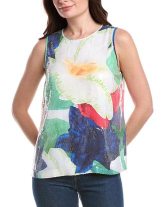 Tommy Bahama Penney Blooms Sequin Tank
