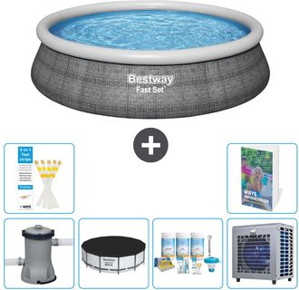 Bestway Piscina Bestway Fast Set Redonda - 457x84 Cm - 7-piezas S264