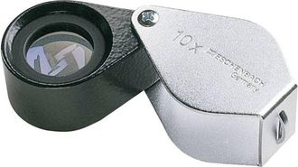 Eschenbach Porzellan Group 117612 Lente dingrandimento pieghevole Ingrandimenti: 12 x Lente: (&Oslash;) 15 mm