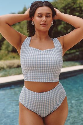 Andie Swim Swim Plus High-Waisted Bikini Bottoms