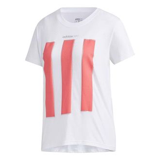 adidas (WMNS) adidas neo Cs Tee 1 Casual Sports Breathable Short Sleeve White GJ5295