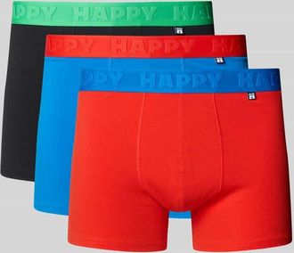 Happy Socks Trunks mit elastischem Bund im 3er-Pack in Rot, Gr&ouml;&szlig;e XL