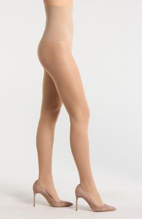Nordstrom High Waist Sheer Tights in Taupe at Nordstrom, Size Medium
