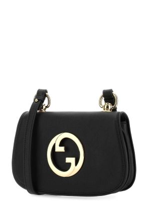 Gucci Womens Black Leather Gucci Blondie Crossbody Bag Borse A Tracolla