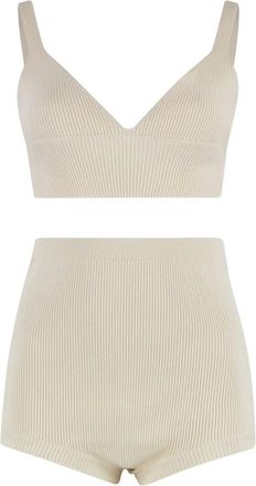 Red Valentino Set intimo a coste - Toni neutri