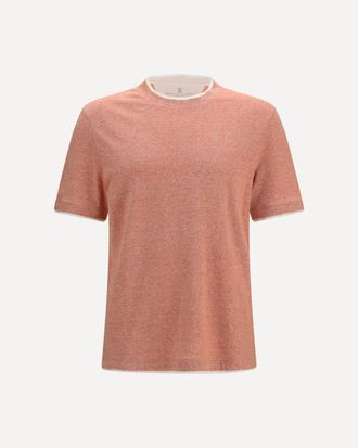 Brunello Cucinelli Short-sleeve cotton T-shirt Male XL