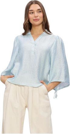 Aaiko Dahlia VIS 532 - Dames - Overhemden - Blauw - S - Overhemden