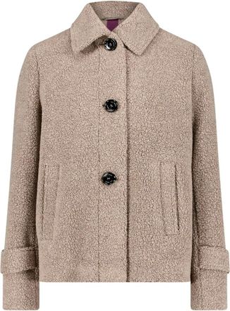 Gil Bret Lichte Jassen - Dames - Jassen - Beige - Maat: 3XL Poliester
