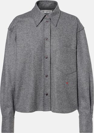 Victoria Beckham Camicia in lana e cashmere