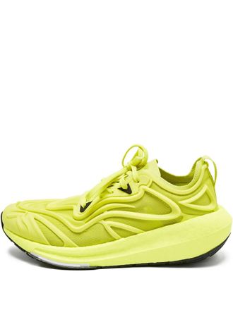Stella McCartney x Adidas Ultra Boost 23 Shock Slime lace-up sneakers - Yellow