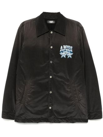 Amiri Giacca-camicia con stampa - Nero