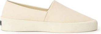 Fear of God Beige Leren Loafer Slip On - Heren - Espadrilles - Beige - 44 EU - Leer - Schoenen