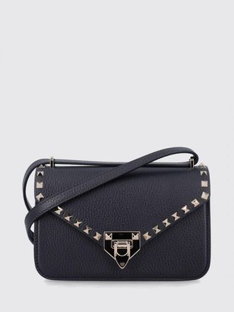 Valentino Garavani Borsa a tracolla Rockstud in pelle di vitello a grana