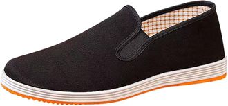 Generic Men Casual Lace Up Mesh Sport Shoes Breathable Comfort Thick Sole Lightweight Walking Footwear for Everyday (Black, 7.5)