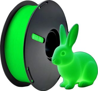 OEM Filamento De Pla, 1,75 Mm De Di&aacute;metro, Funci&oacute;n Fosforescente, Verde, 1 Kg