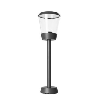 Forlight Forlight - Elaine - Baliza De Jard&iacute;n De 60cm Para Bombilla E27 Con Ip54 Para Exterior De Color Gris Urbano