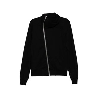 Rick Owens Asymmetric-zip Funnel-neck Jacket