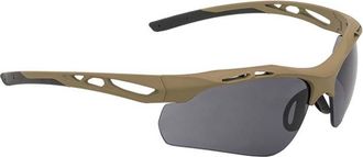 Swiss Eye Safety Glasses - Eye Attac, Polycarbonate Lenses, Rubber Frame, Smoke/Orange/Clear Lens, Unisex-Adults