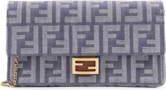 Fendi Wallet On Chain Baguette Shoulder Bag