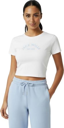 Jack Wills Dames/Dames 1 Katoenen Broek T-Shirt (Wit)