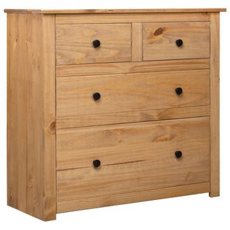 vidaXL Vidaxl - Aparador De Madera Maciza De Pino Estilo Panam&aacute; 80x40x83 Cm