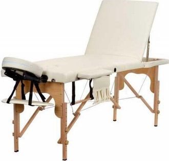 Jata Tavolo Da Massaggio Beige Pieghevole 3 Sezioni Wecco